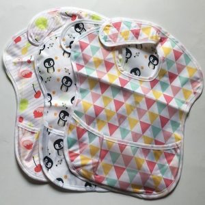 Washable baby bibs. To be used from 6 months and above