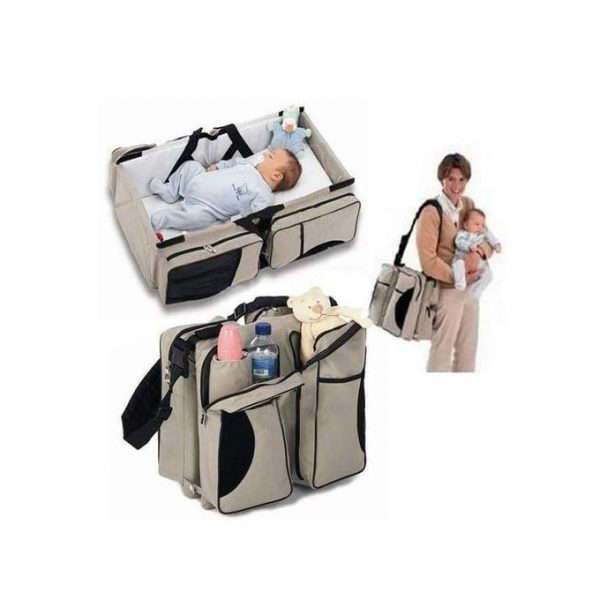 baby diaper bag, bed and pillow - 9 -in-1